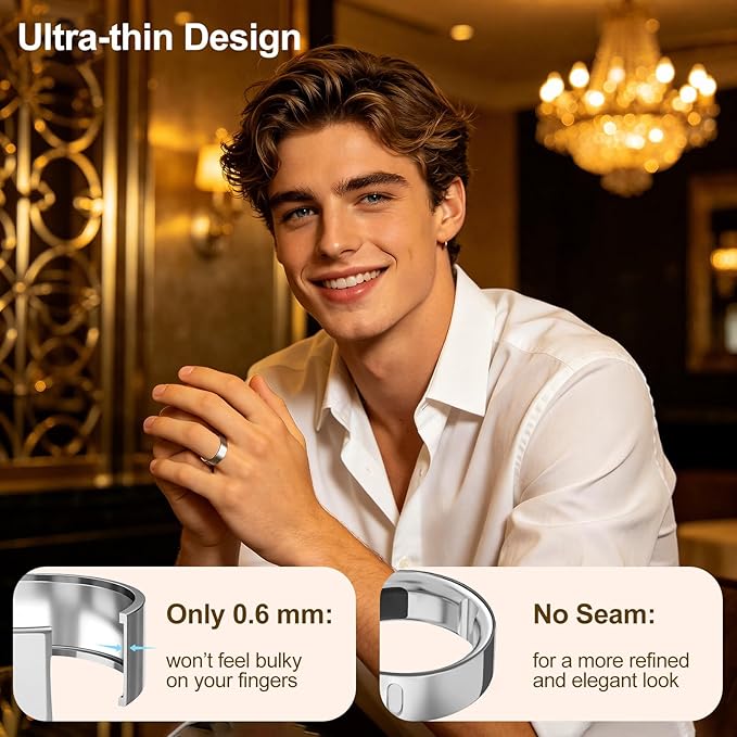 4 Pack Upgraded Ring Covers Compatible with Oura Ring Gen 4/Gen 3, TPU Anti-Scratch Protector Accessories for Oura Ring Cover Jacket for Women Men, Size 10 (Not for Oura Ring 4 Ceramic) - Image 4