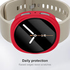 2 Pack Case With Tempered Glass for Samsung Galaxy Watch 8 Screen Protector 44mm Men Women,Hard PC Overall Protection Anti-Slip Scratch-Resistant Cover for Samsung Galaxy Watch 8 Case 44mm Accessories - Image 4