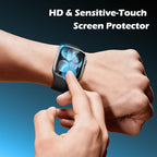 JULK 6-Pack for Apple Watch Series 11 46mm Screen Protector, Soft TPU Flexible Film Non-Bubbles Face Screen Protector for iWatch 11(2025)/10 46mm, HD Transparent, Touch Sensitive - Image 5