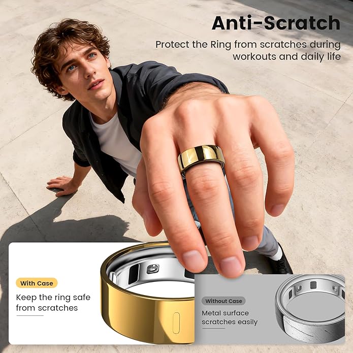 3 Pack Ring Cover Compatible with Oura Ring Gen 4/Gen 3 Horizon/Heritage, Upgraded Anti-Scratch TPU Protector for Men Women, NOT for Oura Ring 4 Ceramic - Image 5