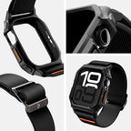 Spigen for Apple Watch Band, Lite Fit Pro Case and Strap Compatible with Ultra, Series Durable TPU Cover with Lightweight Fabric Strap - Image 3