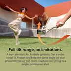 Insta360 Flow 2 Pro White - Industry-First AI Phone Gimbal with Apple DockKit, Pioneering 360º Pan Tracking, Free Tilt, Built-in Tripod/Selfie Stick, Portable Vlog/Travel Stabilizer - Image 6