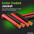 GEARit 10 Gauge Wire (150ft Each - Black/Red) Copper Clad Aluminum CCA - Primary Automotive Power/Ground for Battery Cable, Car Audio, Trailer Harness, Electrical - 300 Feet Total 10ga AWG Wire - Image 6