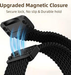 Braided Stretchy Bands Compatible with Apple Watch Bands 40mm 44mm 38mm 41mm 42mm 45mm 46mm 49mm Women Men, Soft Nylon Sport Strap with Magnetic Clasp for iWatch Series 11 10 9 8 SE 7 6 5 4 3 2 Ultra - Image 2