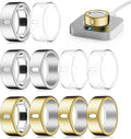 10 Pack Cover Compatible for Oura Ring 4/Gen 3 Heritage/Gen 3 Horizon,(NOT Compatible with Oura 4 Ceramic),Charging Directly,Rugged TPU Elastic Finger Protector for Workout Women Men-Size 6 by Snyeest