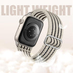 Braided Stretchy Band Compatible with Apple Watch Bands 38mm 40mm 41mm 42mm 44mm 45mm 46mm 49mm for Women Men, Adjustable Nylon Solo Loop Elastic Straps for iWatch Series 10 9 8 7 6 5 4 3 2 1 SE Ultra - Image 4