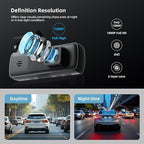 Premium 1080p Dash cams with 120° Wide-Angle Lens - car Cameras Dash cam Featuring Night Vision, 24-Hour Parking Mode and Loop Recording - on-Dash Mounted Camera for car (JLY002-02) - Image 2