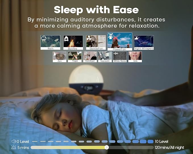 MOMILLA Sunrise Alarm Clock with Bluetooth Speaker, White Noise Sound Machine, Alarm Clocks for Heavy Sleepers Bedrooms, Wake up Light Night Lights Lamp, Chirstmas Gifts for Boys and Girls Adults - Image 5