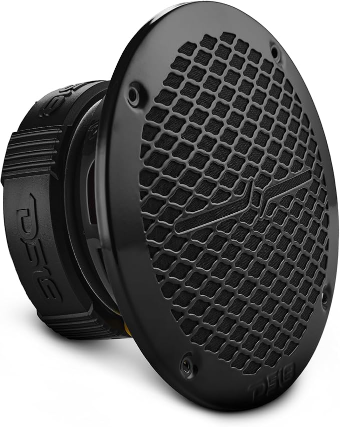 DS18 PRO-ZT6 6.5-Inch 2 Way Pro Audio Midrange Speakers with Built-in Bullet Tweeter 4-Ohms 450W Max 225W RMS Water Resistant - Black Metal Mesh Grill Included (1 Speaker) - Image 6