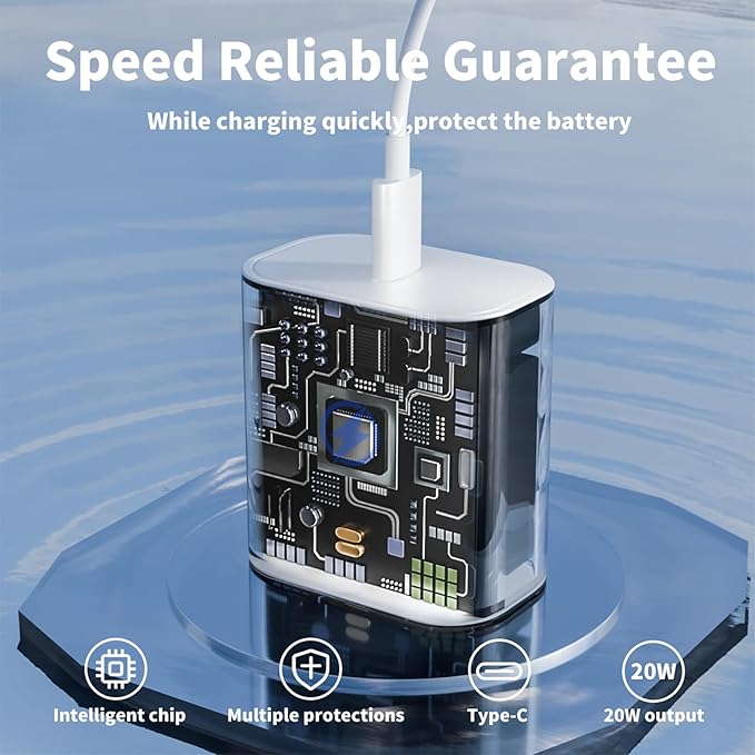Upgraded【MFi Certified】 Apple Watch Charger Fast Charging Magnetic iWatch Charger with 6FT USB-C to Lightning Cable & 20W USB C Charger Block for iWatch Series Ultra/9/8/7/6/5 & iPhone 14/13/12/11 - Image 2