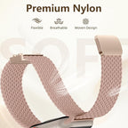 Braided Stretchy Bands Compatible with Apple Watch Bands 40mm 44mm 38mm 41mm 42mm 45mm 46mm 49mm Women Men, Soft Nylon Sport Strap with Magnetic Clasp for iWatch Series 11 10 9 8 SE 7 6 5 4 3 2 Ultra - Image 3