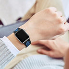 Lerobo Bands Compatible with Apple Watch Band 45mm 44mm 42mm 46mm 49mm Women Men, Breathable Sport Soft Silicone Replacement for iWatch Ultra SE 3 2 1 Series 11 10/9/8/7/6/5/4/3/2/1,Black/Blue - Image 7