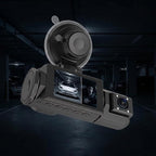 Three-Lens Driving Recorder, 3 Channel Dash Cam Front Inside Rear, 1080P Car Camera with App (Record+32G) - Image 2