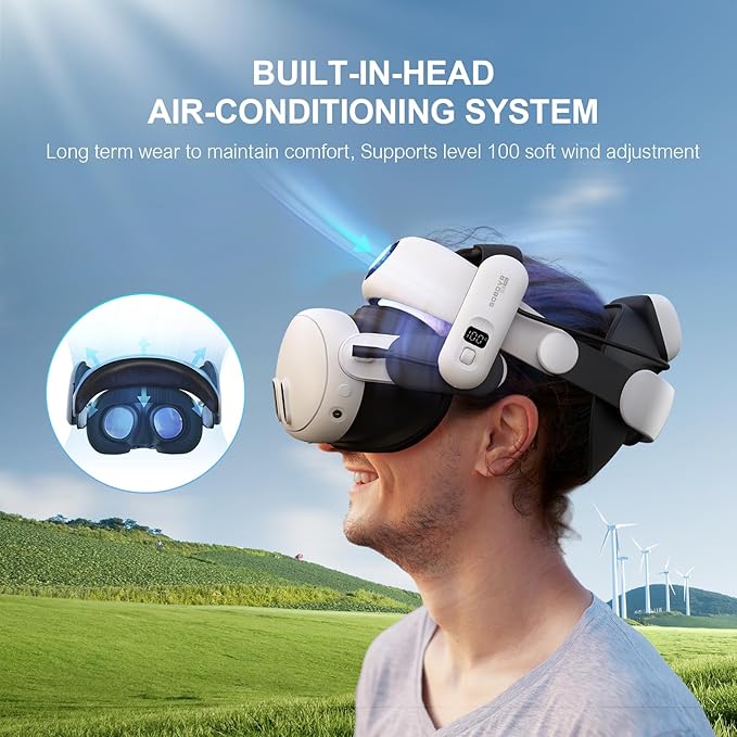BOBOVR S3 Pro Battery Strap + F3 Facial Interface,Only Compatible with Quest 3 - Image 4