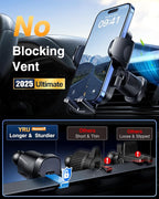 YRU True Military-Grade [360° Rotation Suction] 2026 Ultimate Car Phone Holder Mount 【90+LBS Safest Strongest & Patent Certs】 Dashboard Windshield Vent for iPhone 17 16 Pro Max Samsung, Royal Blue - Image 7