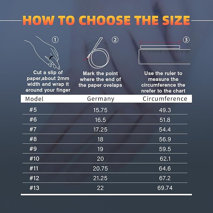 Sizing Kit Ring - Ring Sizer First Before You Buy - Ring Sizer Measuring Tool for Women Men, Choose from 8 Sizes - Sizes 6 to 13, Find The Perfect Ring Size Ring Sizer - Image 6