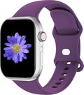 Sport Bands Compatible with Apple Watch 42mm 44mm 45mm 46mm 41mm 38mm 40mm 49mm for Women Men, Soft Silicone Strap for iWatch Wristband Series Ultra SE 11 10 9 8 7 6 5 4 3 2 1 by Cindgress