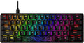 HyperX Alloy Origins 60 - Mechanical Gaming Keyboard, Ultra Compact 60% Form Factor, Double Shot PBT Keycaps, RGB LED Backlit, NGENUITY Software Compatible - Linear HyperX Red Switch,Black by HyperX