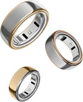 SURITCH 3 Pack Ring Cover for Oura Ring 4 & Oura Ring Gen 3 Horizon/Heritage, Ultra-Thin Anti-Yellow Transparent Ring Protector TPU Case for Oura Size 8/9, Support Charging with Cover on - G/R/S by SURITCH