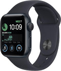 Apple Watch SE (2nd Gen) (GPS, 40mm) - Midnight Aluminum Case with Midnight Sport Band, S/M (Renewed) by Amazon+Renewed