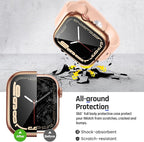 Goton 2 in 1 Waterproof Case for Apple Watch Screen Protector Series 6/5/4, SE 3/2/1 40mm, 360 Protective Glass Face Cover Hard Bumper + Back Frame for iWatch Accessories 40 mm - Image 6