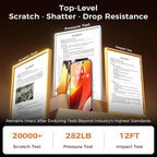 NeverBreak 9H+ Hardness for iPhone 15 Plus Screen Protector 12FT Military Grade Protection (Scratch, Shatter, Drop Resistance) 15Plus Tempered Glass Full Edge Coverage Case Friendly 6.7" 2 Pack - Image 3