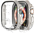 Waterproof Case for Apple Watch Ultra/Ultra 2 & 3 49mm,Built-in Tempered Glass Screen Protector,[Slim Guard PC Bumper] [Touch Sensitive] Full Protective Face Cover Compatible iWatch Accessories by idudu