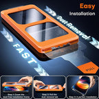 TOCOL for iPhone 16 Plus Screen Protector/iPhone 15 Plus Screen Protector 9H Hardness Military Grade Shatterproof HD Tempered Glass Full Coverage Easy Installation Case Friendly 2 Pack - Image 3