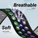 5 Pack Sport Bands Compatible with Apple Watch Band 44mm 45mm 46mm 42mm 41mm 40mm 38mm 49mm for Men Women, Breathable Silicone Wrist Strap for iWatch Series 11 10 9 8 7 6 5 4 3 2 1 SE3 2 1 Ultra3 2 1 - Image 3