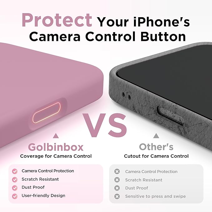 GolbinBox Magnetic for iPhone 16 Pro Max Case, Compatible with MagSafe, [Soft Anti-Scratch Microfiber Lining], Liquid Silicone Shockproof Protective Phone Case for iPhone 16 Pro Max, Blackcurrant - Image 7