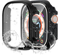 Waterproof Case for Apple Watch Ultra/Ultra 2 & 3 49mm,Built-in Tempered Glass Screen Protector,[Slim Guard PC Bumper] [Touch Sensitive] Full Protective Face Cover Compatible iWatch Accessories by idudu
