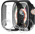 Waterproof Case for Apple Watch Ultra/Ultra 2 & 3 49mm,Built-in Tempered Glass Screen Protector,[Slim Guard PC Bumper] [Touch Sensitive] Full Protective Face Cover Compatible iWatch Accessories by idudu