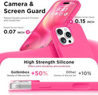 GolbinBox Magnetic for iPhone 16 Pro Max Case, Compatible with MagSafe, [Soft Anti-Scratch Microfiber Lining], Liquid Silicone Shockproof Protective Phone Case for iPhone 16 Pro Max, Hot Pink - Image 5