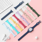 Sport Slim Silicone Bands Compatible for Apple Watch Band 38mm 42mm 40mm 44mm 41mm 45mm 46mm 49mm, Thin Narrow Replacement Strap Wristband for iWatch Series 11/10/9/8/7/SE/6/5/4/3/2/1/Ultra Women Men - Image 4