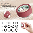 15 Pack Cover Compatible with Oura Ring Gen 4/4 Ceramic/Gen 3 Horizon/Gen 3 Heritage Case, Anti-Scratch Silicone Protector for Women Men Working Out Gym, Support Charging with Cover on - Image 2