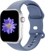 Sport Bands Compatible with Apple Watch 42mm 44mm 45mm 46mm 41mm 38mm 40mm 49mm for Women Men, Soft Silicone Strap for iWatch Wristband Series Ultra SE 11 10 9 8 7 6 5 4 3 2 1 by Cindgress