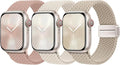 Braided Stretchy Bands Compatible with Apple Watch Bands 40mm 44mm 38mm 41mm 42mm 45mm 46mm 49mm Women Men, Soft Nylon Sport Strap with Magnetic Clasp for iWatch Series 11 10 9 8 SE 7 6 5 4 3 2 Ultra by JKD-CustomMetalBands