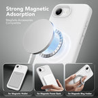 Magnetic for iPhone 17e/iPhone 16e Case, Compatible with MagSafe, [Soft Anti-Scratch Microfiber Lining] Slim Silicone Shockproof Protective Phone Case for iPhone 17e/16e 6.1", White - Image 2