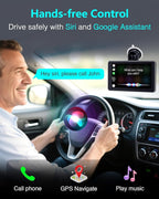 Thybro Portable Apple Carplay with Backup Camera: Plug-Play 15-Mins DIY Installation Carplay Screen - Compatible with 99% of Older Cars Upgraded - Wireless Seamless Connection for Apple/Android Auto - Image 5