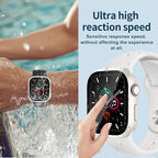 Waterproof Case for Apple Watch Series 10 Series 11 42mm Built-in Tempered Glass Screen Protector,[Slim Guard PC Bumper] [Touch Sensitive] Full Protective Face Cover Compatible iWatch Accessories - Image 6
