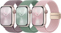 Braided Stretchy Bands Compatible with Apple Watch Bands 40mm 44mm 38mm 41mm 42mm 45mm 46mm 49mm Women Men, Soft Nylon Sport Strap with Magnetic Clasp for iWatch Series 11 10 9 8 SE 7 6 5 4 3 2 Ultra by JKD-CustomMetalBands