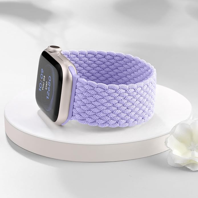 Zedoli Braided Solo Loop Bands Compatible with Apple Watch Band 38mm 40mm 41mm 42mm 44mm 45mm 46mm 49mm Women Men, Stretchy Nylon Sport Elastic Strap for iWatch Series 11 10 9 8 7 6 5 4 3 2 1 SE Ultra - Image 4