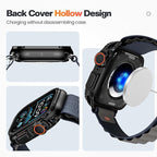 Goton Aluminum Alloy Case for Apple Watch Series 11/10 42mm, Ultra-Style Metal Bumper Protector with Ceramic Back, Shockproof Cover for Business & Daily Use - Image 5