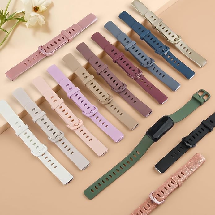 Vancle 4 Pack Bands Compatible with Fitbit Inspire 3 Bands for Women Men, Sport Silicone Adjustable Replacement Straps for Fitbit Inspire 3 Fitness Tracke - Image 2