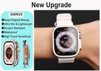 3 Pack for Apple Watch Ultra 3/Ultra2/Ultra 49mm Tempered Glass Screen Protector + Titanium Alloy Frame，[Keep Original] [Touch Sensitive] [Waterproof] Film for iwatch Ultra 3/2/1 (Original, 49mm) - Image 4