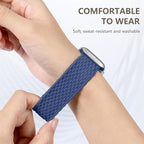 Zedoli Braided Solo Loop Bands Compatible with Apple Watch Band 38mm 40mm 41mm 42mm 44mm 45mm 46mm 49mm Women Men, Stretchy Nylon Sport Elastic Strap for iWatch Series 11 10 9 8 7 6 5 4 3 2 1 SE Ultra - Image 3