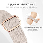 Braided Stretchy Solo Loop Compatible for Apple Watch Band 38mm 40mm 41mm 42mm 44mm 45mm 46mm 49mm for Women Men, Nylon Elastic Straps Wristbands for iWatch Series 11/10 9 8 7 6 5 4 3 SE/Ultra 3 2 1 - Image 2