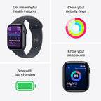 Apple Watch SE 3 40mm GPS Midnight Aluminum Case with Midnight Sport Band - S/M - Image 2
