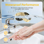 Smart Ring for Women & Men, Health Tracker Ring with Heart Rate, Blood Oxygen,Blood Pressure, IP68 Waterproof Fitness Ring, Sleep Tracker for iPhone and Android, No APP Fee (Gold, 7#) - Image 4