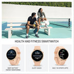 Garmin vivoactive 6 (Metallic Pink Dawn) Fitness GPS Smartwatch Bundle - AMOLED Health Watch, 11-Day Battery Life, Body Battery, Music Storage with PlayBetter Screen Protectors & Portable Charger - Image 3